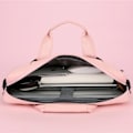 Miniatyrbillede 4 af 4: One Piece Sort Laptop Taske 15 Tommer Vandtæt Laptop Etui Wi