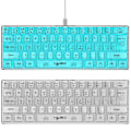 Miniatyrbild 4 av 5: Vattentät Mini Kompakt Gaming Tangentbord 61 Tangenter Gaming Tangentbord RGB Bakgrundsbelysning Ultra Kompakt Mini Tangentbord för PC Gamer