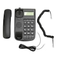 Miniatyrbillede 1 af 8: Kablet telefon med opkalds-id, store knapper, lydstyrkekontrol, vægmontering, kablet bordtelefon med LCD-baggrundsbelysning