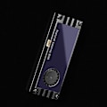 Miniatyrbild 4 av 5: pcs M2 Ssd Heatsink Heatsink Temperatur Oled Digital Display M.2 2280 Nvme Ssd Solid State Drive Heatsink (Svart)