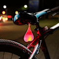 Miniatyrbillede 2 af 5: LED cykellys i kugleform til udendørs brug (xq) Tw