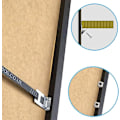 Miniatyrbillede 2 af 2: 100 stk Skuffesupport Skuffebund Sagging Reparation Fix Kit Møbel Kiste Reparation Kiler Plast Vinkelbeslag Med Matchende Skruer