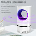 Miniatyrbilde 3 av 5: Elektrisk myggfelle for innendørs bruk, myggdreperlampe med USB-strøm og adapter, 1 stk