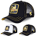 Pikkukuva 2 / 2: Pikachu Baseball-lippis Mesh-lippis Kesä Trucker muoti Huippulippis white