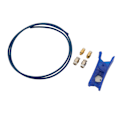 Miniatyrbilde 2 av 8: PTFE-slange 1M XS-serie 1,75MM filament med 2X PC4 M6 2X PC4 M10 pneumatiske koblinger rørskjærer for Ender 3 V2 3 Pro 5 CR 10