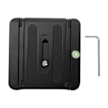 Miniatyrbild 4 av 4: HURRISE Z Flex Bracket Fällbar Kulled Snabbfäste Platta Bracket Z Flex Tilt Pan för DSLR-kamera