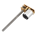 Pikkukuva 2 / 4: 1024GA20 DC 6V/12V Langallinen Kääntö N20 Vaihdemoottori M4 x 55mm Akseli (6V 60RPM)