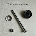 Miniatyrbillede 4 af 5: 12 stk. trampolin afstandsholder med skruer til fastgørelse af trampolin - reservedele til trampolin