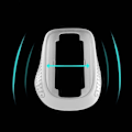 Miniatyrbillede 4 af 5: Komfortabel musemåtte til Magic Mouse 2/3 Base Ergonomisk design Nøjagtig pasform Hvid