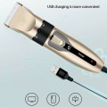 Miniatyrbilde 3 av 5: Lydløs USB-oppladbar elektrisk klipper for katter og hunder (gull)