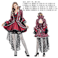 Miniatyrbillede 1 af 4: Hurtig levering ægte skud Halloween vampyr kostume par død kjole dæmon dragt karakter tøj stil 6 Style 6 XL