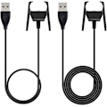 Miniatyrbillede 1 af 4: Oplader Kompatibel med Fitbit Charge 2 - Udskiftning USB-oplader Opladningskabel til Fitbit Charge (3,3ft +1,6ft)