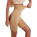 Miniatyrbild 3 av 3: Underkläder Högt Midja Kvinnor Stjärtlyft Kalsonger Kroppsformande Shapewear Höftförstärkare Shorts Slankning Aprikos Apricot ML