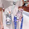 Miniatyrbild 2 av 5: Kawaii Kuromi Cartoon Telefonfodral för Iphone 14 13 12 11 Pro Max Mini Xr X Xs Max 8 7 Plus Se Anti-fall Skydd A4 A4 For iphone XS MAX