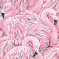 Pikkukuva 1 / 4: Flamingo-tapetti, vaaleanpunainen, Rasch 277890