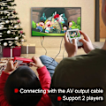 Miniatyrbilde 4 av 5: Innebygd 500 klassiske spill retro videospillkonsoll barnegaver for par, voksne, barn, gutter Gul