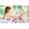 Miniatyrbild 3 av 4: Sminkset för flickor och barn, 20 delar sminklåda, rosa set, bästa present till flickor