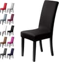 Stolsöverdrag dekor 6 delar stretch stolsöverdrag-glid stolsöverdrag o[qb]