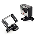 Miniatyrbild 1 av 2: Svart standardramgränsfodralfäste för Gopro Hero 3 Hero 3+ Hero 4