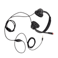 Miniatyrbillede 5 af 8: Callcenter-headset med støjreducerende mikrofon understøtter justering af højttalerstyrke 3,5 mm erhvervsheadset