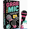 Miniatyrbilde 1 av 5: Grab the Mic Karaoke Spill - Spiller du karaoke, 2-10 spillere, 250 tekstkort - Perfekt