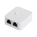 Miniatyrbilde 1 av 5: Nettverkssvitsj 2 porter - RJ45 nettverksvelgerboks