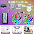 Miniatyrbilde 4 av 5: LED Lys Bluetooth RGB Lys LED Strip Lys - Perfekt 5m