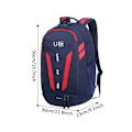Miniatyrbilde 5 av 7: Under Armour Hustle 5.0 Ryggsekk Voksne Skulderbag Skole Reisebager Sportsbager White