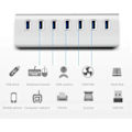 Miniatyrbild 3 av 5: Aluminium USB 3.0 Hub, 7 Super Speed ​​​​USB 3.0-dataportar, kompatibilitet