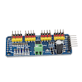 Miniatyrbilde 1 av 8: PWM Servo Driver 16-kanals motorstyringskortmodul IIC-grensesnitt PCA9685 for robot