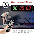 Miniatyrbild 2 av 5: 2024 Gym Timer Med Fjärrkontroll, Intervall Timer Stoppur För Hem Gym