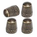 Miniatyrbild 11 av 11: SömnadsTumme Metall Tumme Ringar Justerbara Metall Finger Skydd Ringar Läder Mynt Finger Skydd, Sömnad Finger Skydd 0.05 G