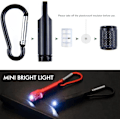 Miniatyrbilde 4 av 7: 14 stk Mini Lommelykt Bærbar Mini Lommelykt LED med nøkkelring