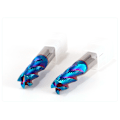 Miniatyrbilde 3 av 5: 2PCS 65° Fire-fløytet End Mill Wolframkarbid 6mm for Stål