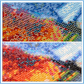 Miniatyrbild 5 av 5: 30 x 40 cm, Eiffeltornet Diamantmålning Broderi Diamantfärg