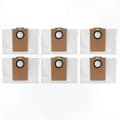 Dammpåse för Dreame Mova E20 Plus, Proscenic Q8 Max, Trouver E20 Pro Plus, Honor Choice R3 Plus Dammsugare [DB] Vit White 6PCS