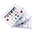 Miniatyrbilde 4 av 5: 24 PCS Adventskalender Mineral Rock Julekalender Nedtelling Leke Krystall Gem Samlinger Gaver til Barn 1 Box