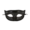 Miniatyrbilde 2 av 5: Maske for par for par i venetiansk stil med blonde for kvinner og menn, PP-cosplay, svart, ONESIZE, svart Black ONESIZE