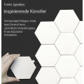 Miniatyrbild 4 av 5: Hexagon LED-panel - 6st RGB Smart LED-panel lampor