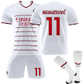 Miniatyrbild 1 av 3: Ac ilan Away Kids Fotbollströja Herr Träningsdräkt 22/23 - Perfet IBRAHIMOVIC 11 IBRAHIMOVIC 11 M