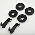Miniatyrbilde 2 av 5: 2 stk Bilgulvmatte Klips Mattfeste Grep Holder Festklemmer Kroker Retensjonsfeste For TOYOTA Festklemmer Kroker