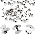 Miniatyrbillede 1 af 7: 10 stk. Låsestifter Tilbage Låsestift Holder Spænde Metal Stift Tilbage