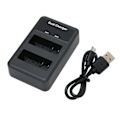 Miniatyrbillede 2 af 8: USB-kamerabatterioplader til EN EL14 EN EL14A-batteri til D5300 D3200 D5200 D3400 D5600 D3500 D3300 D3100-kamera