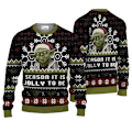 Miniatyrbillede 3 af 5: The Mandalorian og Grogu Baby Yoda Grim Trøje 2024 Glædelig Jul Mænd Pullover Efterår Vinter Star Wars Damtrøje stil 5 style 5 L