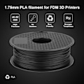 Miniatyrbillede 2 af 5: 3D-printer filament PLA 1,75 mm 1 kg spole, 3D-printer filament måtte