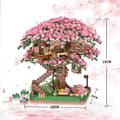 Mini Bonsai Kirsikankukkapuu Rakennuspalikkasetti, Sakura Bota