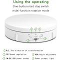 Miniatyrbild 4 av 5: Motoriserad roterande displaystativ, 360 graders roterande display