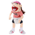 Miniatyrbild 1 av 4: Jeffy Phoebe syster handdocka plyschleksak Phoebe hatt handdocka spel plyschdocka barn presenter Z