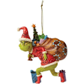 Miniatyrbilde 3 av 3: Julepynt med Grinch - Juletrærhengende Dekorasjon Figur Smykke -sz.11977 Style 2