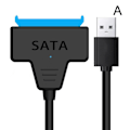 Miniatyrbillede 1 af 5: Sata til USB 3.0 Adapter Konverter Kabel USB 3.0 Harddisk Konv usb3.0 one-size